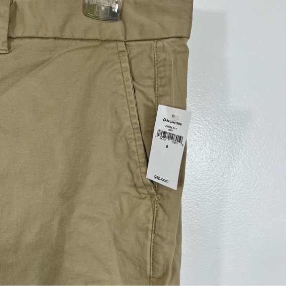 NEW Gap Khaki Tan Straight Leg Pants Size 8 - Picture 3 of 10